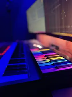 Keyboard im Studio