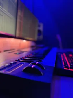 Aufnahme im Studio